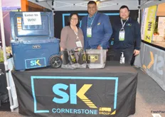 S.K. Cornerstone Group Inc. Natalie Adrienne, Yudi Persaud and Curtis Lambier, provide refrigerated and dry freight trucking to and from Canada. 